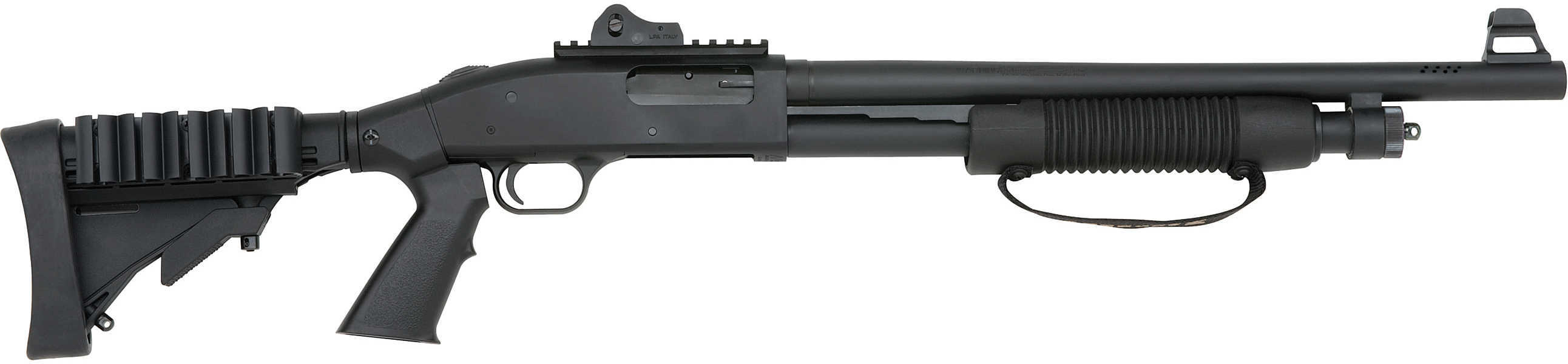 Mossberg 500 SPX 12 Gauge Shotgun 18.5" Barrel Blued Finish Synthetic Stock 6 Round 51523