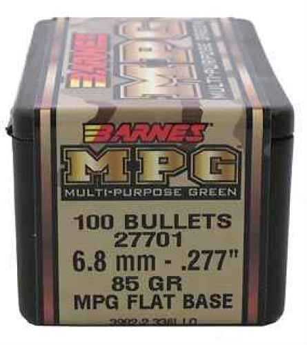 Barnes Bullets 6.8mm Caliber .277" 85 Grains MPG FB (Per 100) 27701