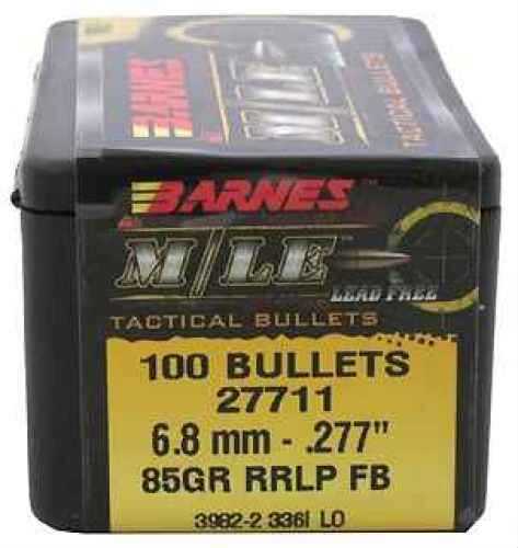 Barnes Bullets 6.8mm Caliber .277" 85 Grains RRLP FB (Per 100) 27711