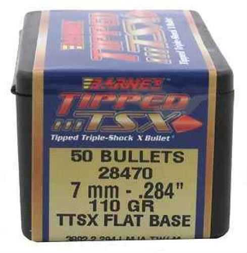 Barnes Bullets 7mm Caliber .284" 110 Grains TTSX FB (Per 50) 28470