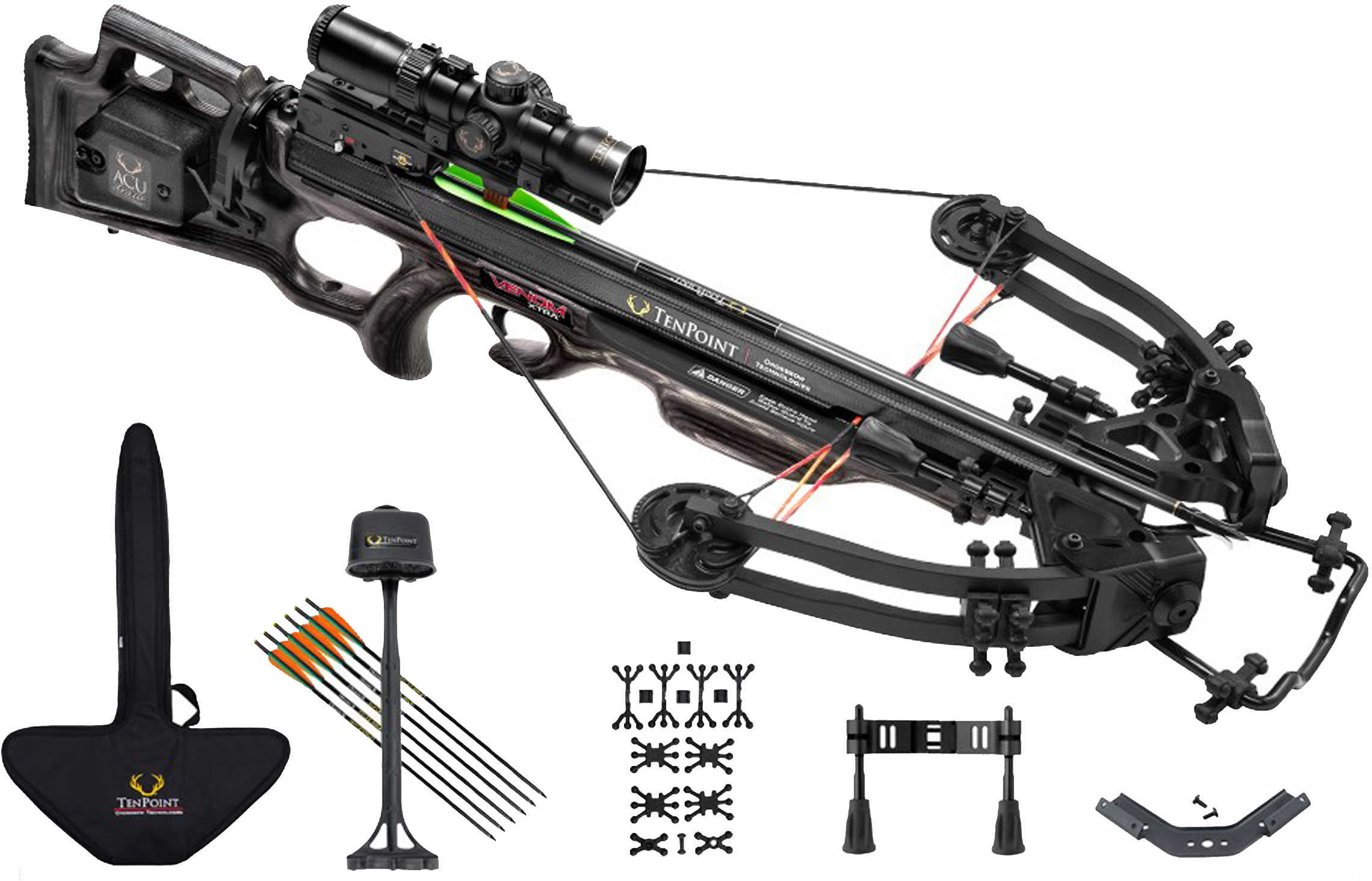 Tenpoint Venom Crossbow Package With AcuDraw 50 and RangeMaster Pro Scope - Mossy Oak Breakup Infinity