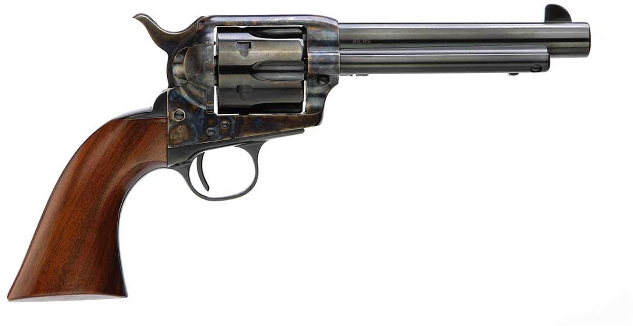 Revolver Taylor's & Company Cattleman Gunfighter 357 Magnum 5.5" Barrel 6 Round Army Size Wood Grip Blued 5000