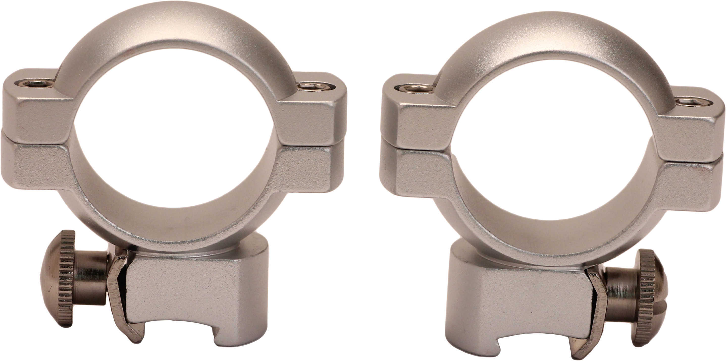 Weaver SIM 1" RINGS 22 GRVED SILVER(49170) 800206