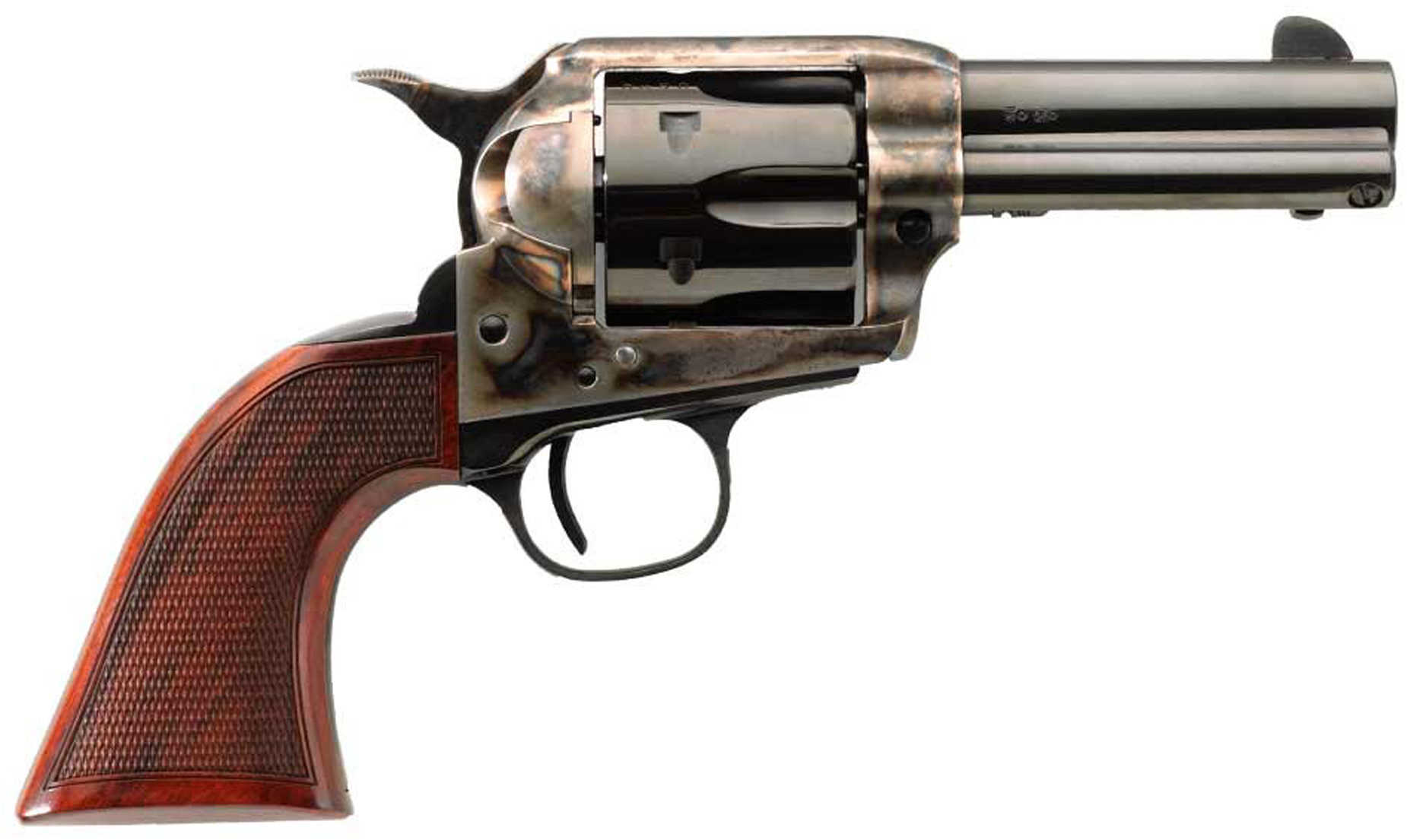 Taylor's and Company 1873 Runnin' Iron 45 Colt 3.5" Barrel 6 Round Walnut Case Hardened Frame Revolver Pistol 4201