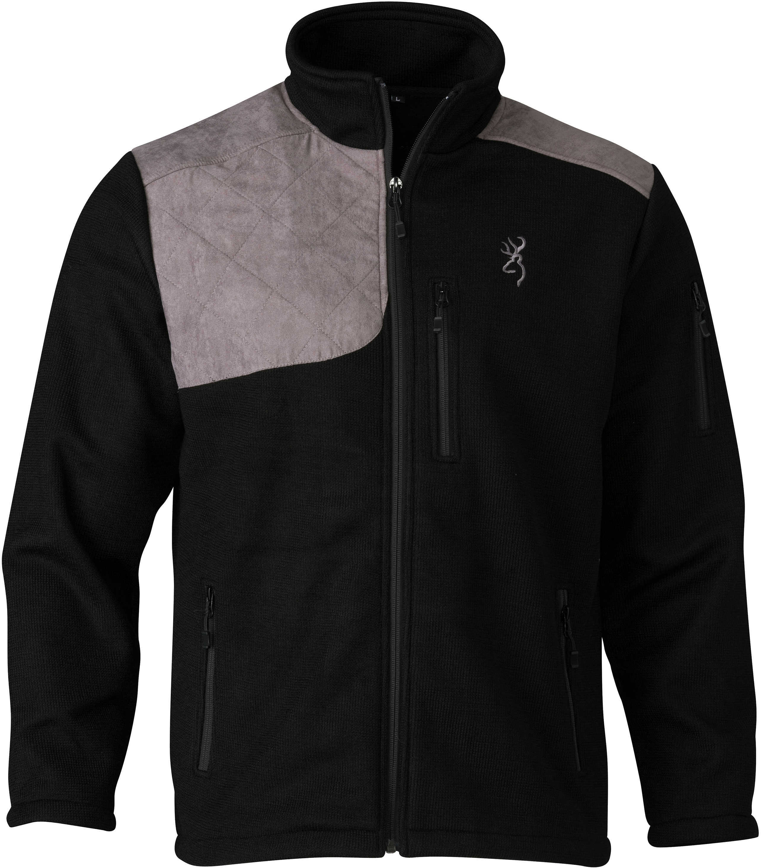 Browning Bridger Shooting Jacket Black/Gray, X-Large Md: 3040809904