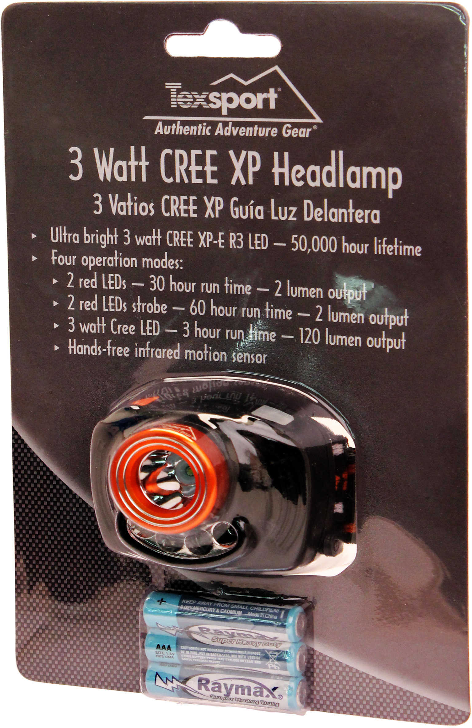 Tex Sport 3W CREE XP Head Lamp Md: 15975