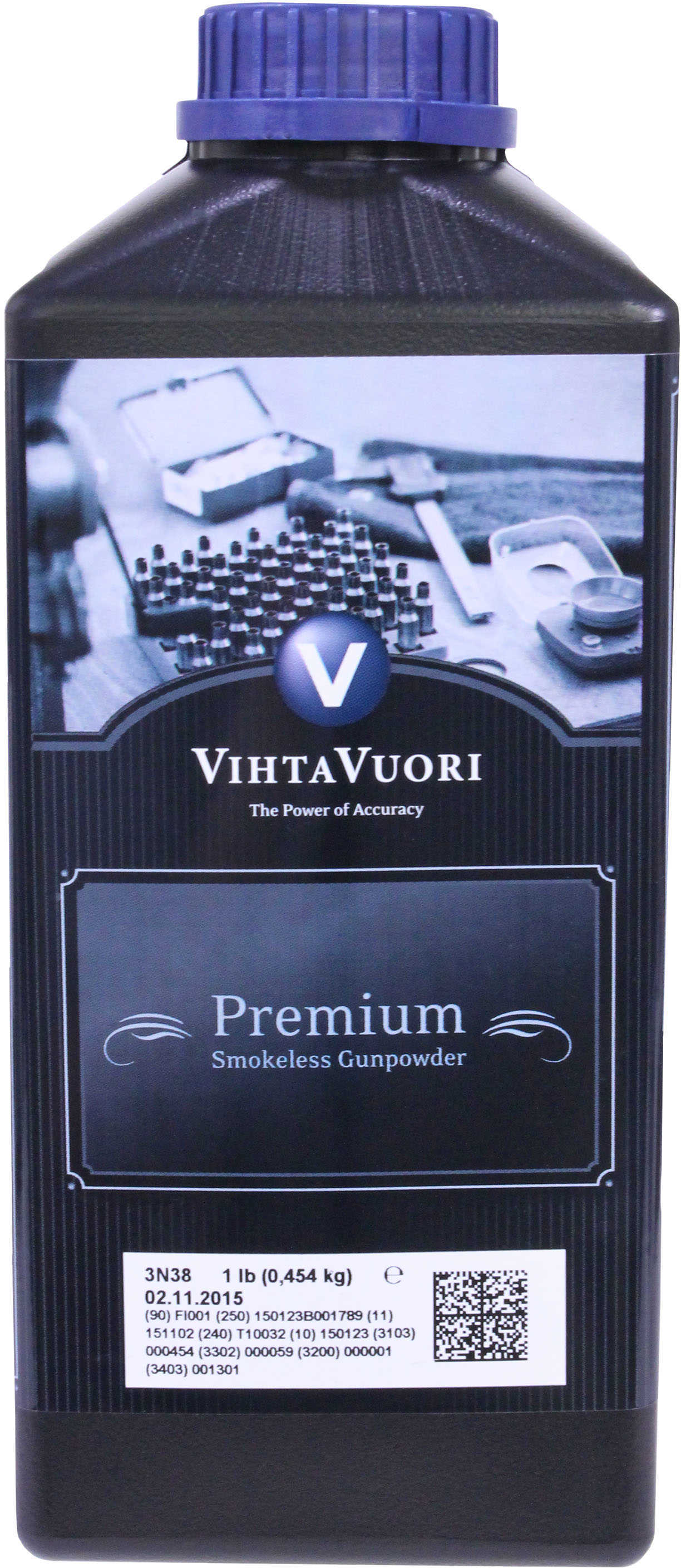 VihtaVuori 3N38 Smokeless Powder 1 Lb Container Md: 3N381