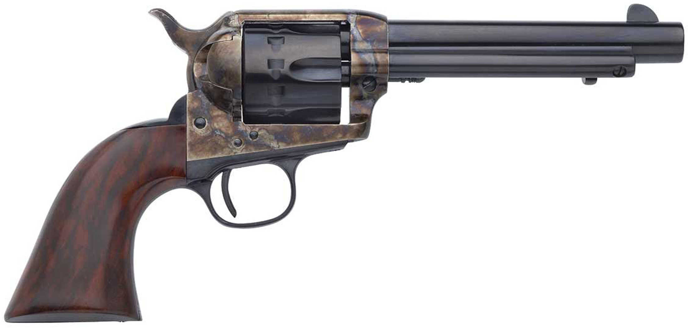 Taylors & Company and Cattleman New Model 22 Long Rifle Revolver 5.5" Barrel 12 Round Case Hardened Blued Steel 4052