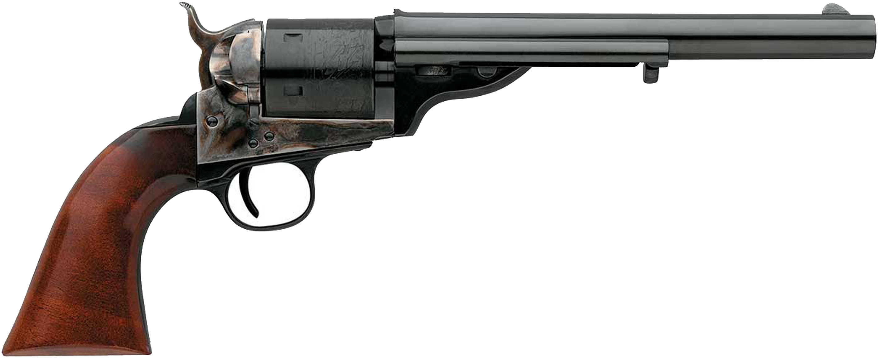 Taylors & Company 1872 38 Special Open-Top Late Model Blued Conversion Revolver 7.5" Barrel 6-Round Capacity