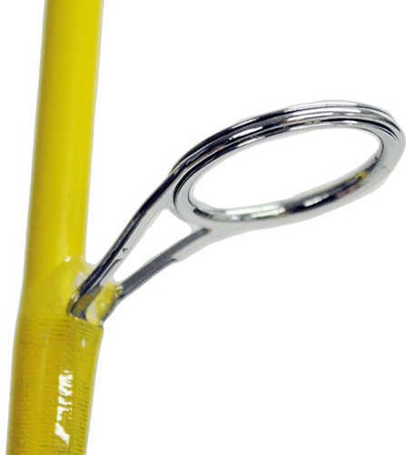 Eagle Claw Fishing Tackle Featherlight Spinning Combo 56" Length 2 Piece Rod Ultra Light Power Yellow Md: FLUL5