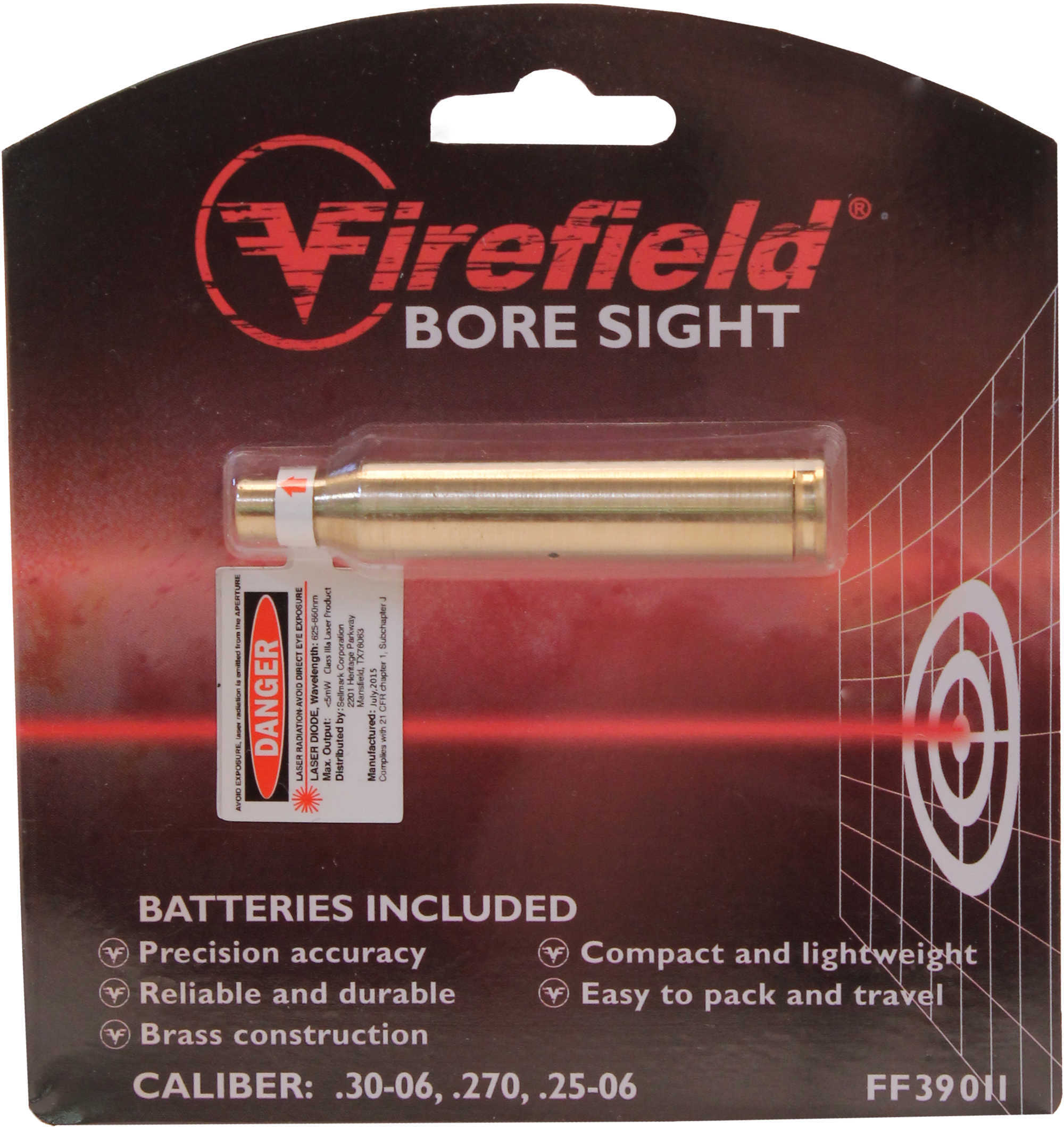 Firefield .30-06 In Chamber Red Laser Brass Md: FF39011