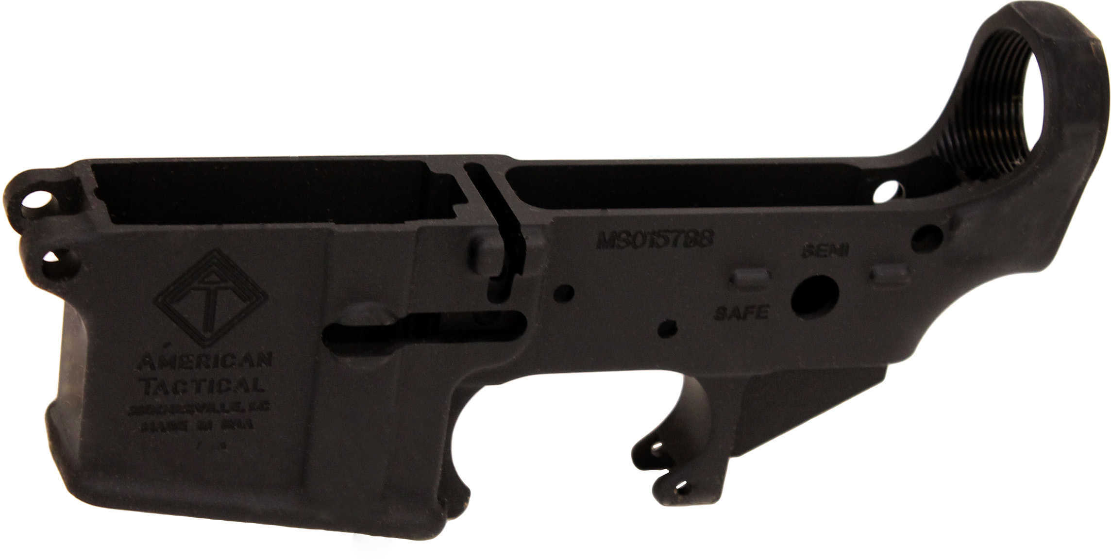 American Tactical Imports Lower Reveiver ATI AR-15 Milsport Aluminum Stripped Multi-Cal Low Black