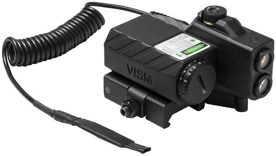 NcStar Offset Green Laser Designator with Navigation LEDs Black Md: VLGSNVQRB