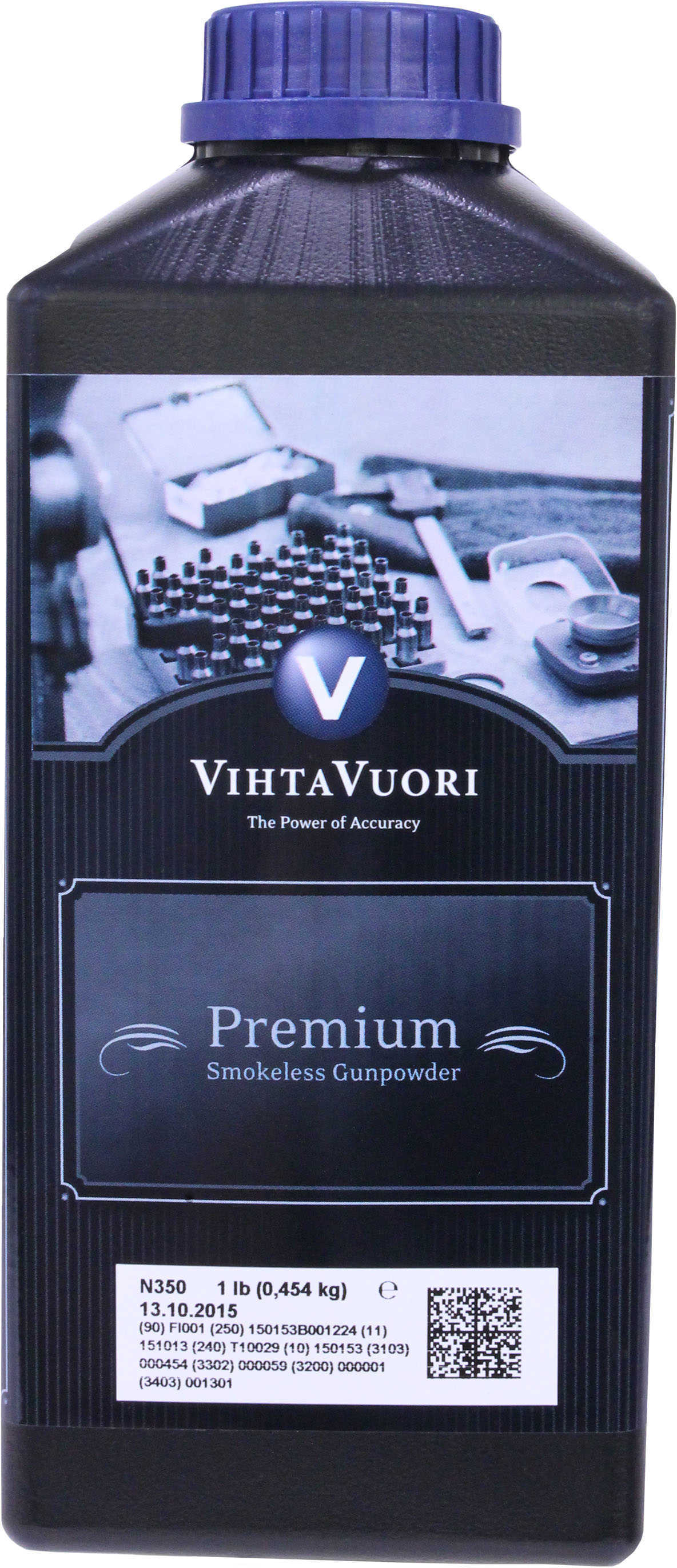 Vihtavuori N350 Smokeless Handgun Powder, 1 lb Container Md: N3501