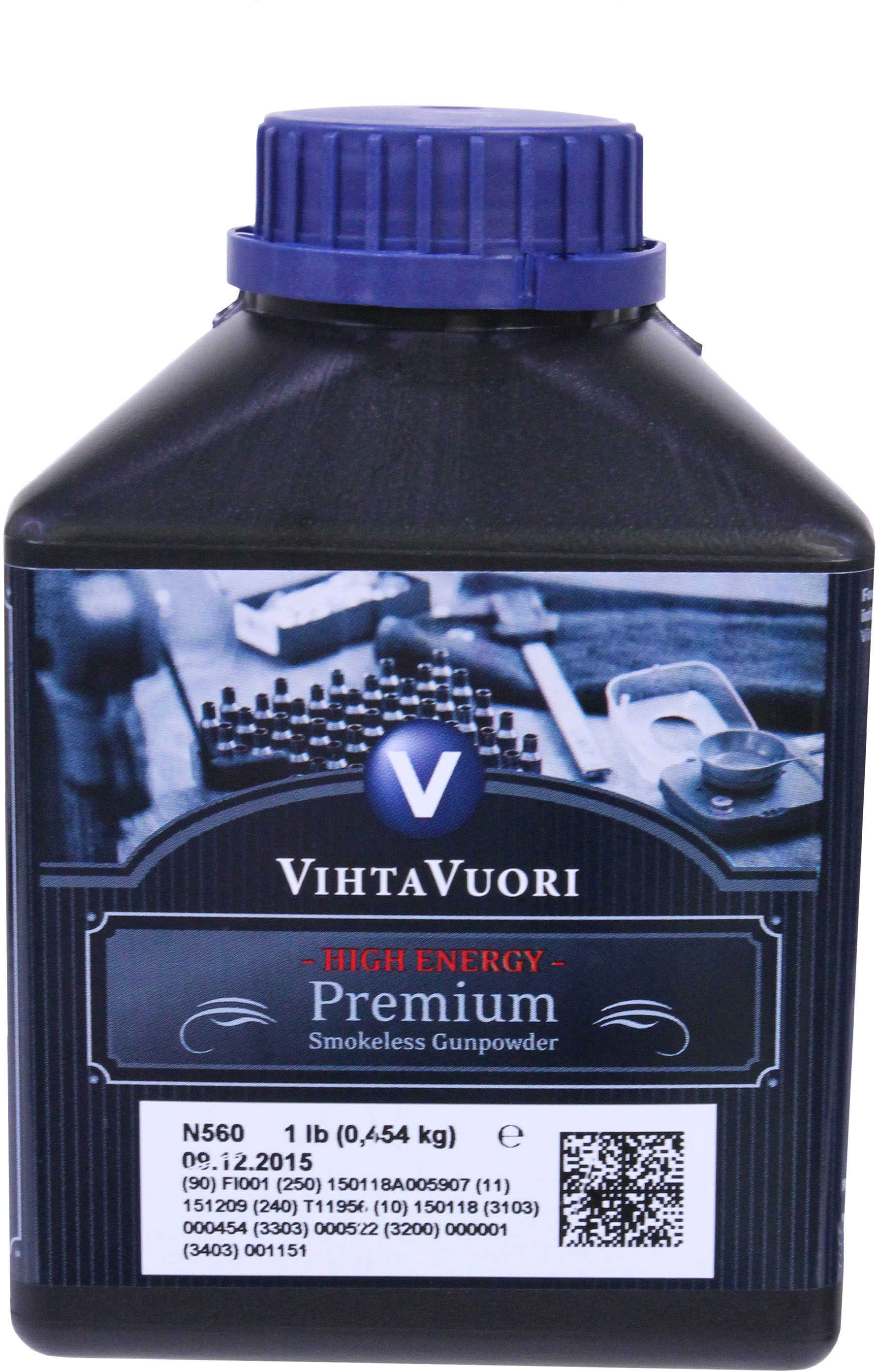 Vihtavuori N560 Rifle Powder, 1 lb Container Md: N5601 - 11220525