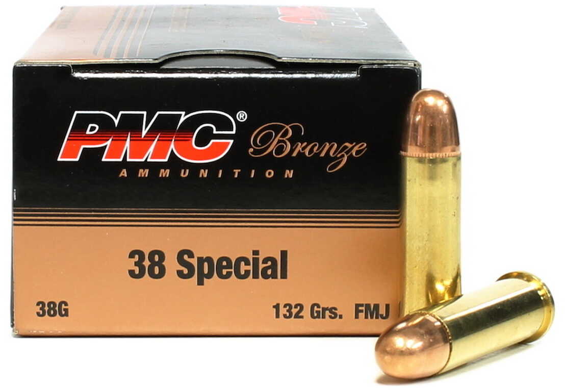 38 Special 50 Rounds Ammunition PMC 132 Grain Full Metal Jacket