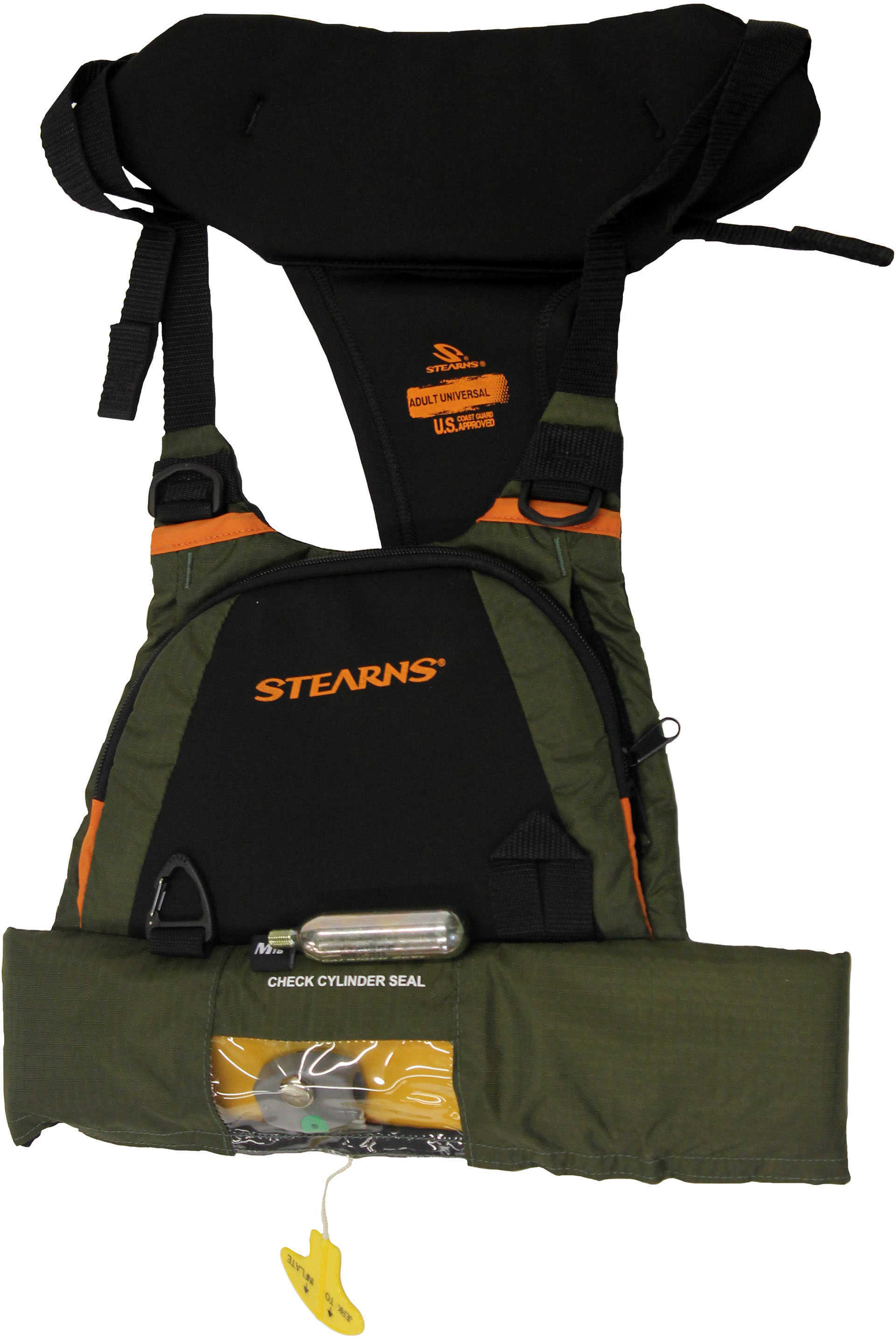 Stearns PFD 4430 Inflatable Chest Pack Manual 16gr, Green Md: 2000013811