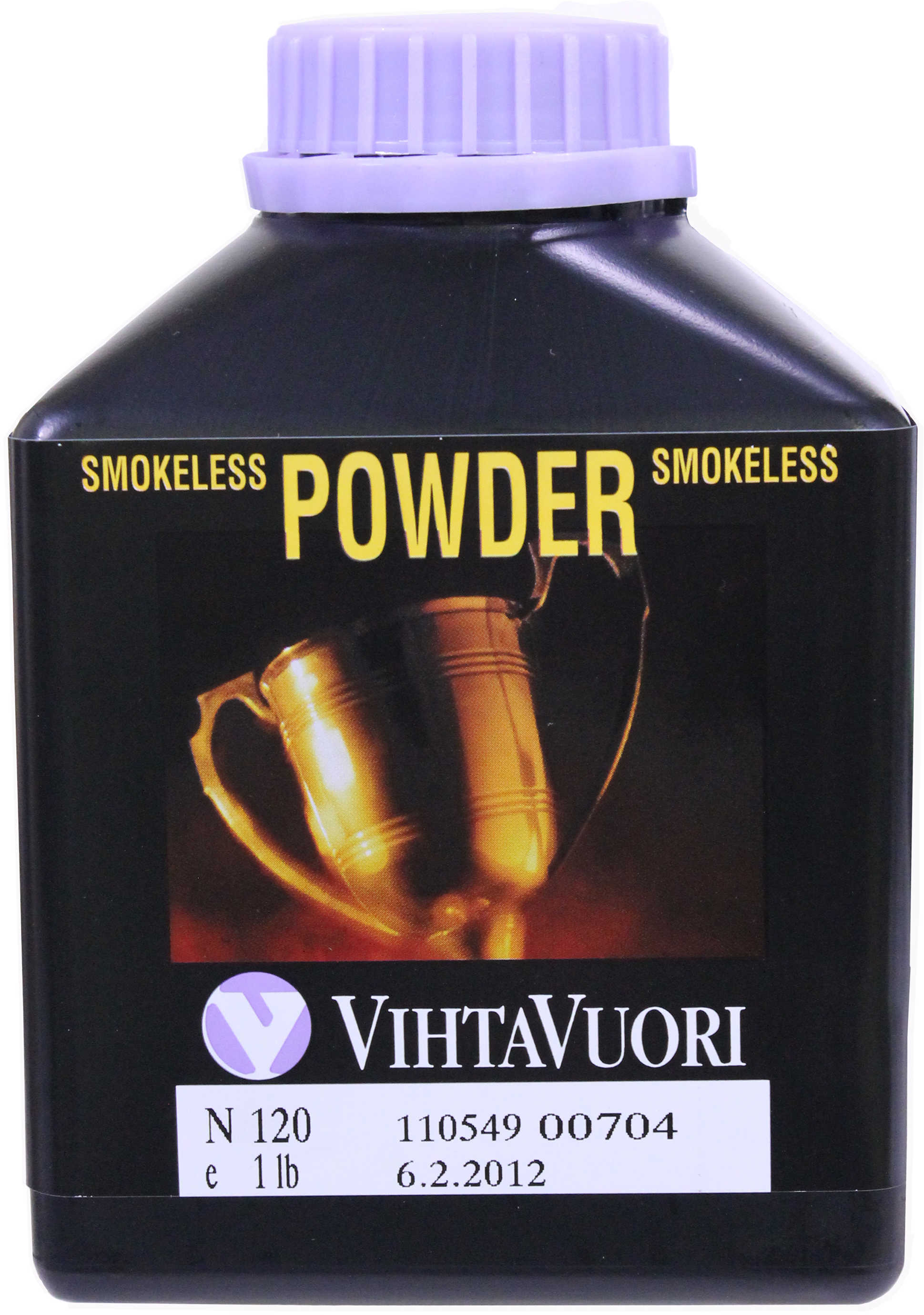 VihtaVouri N120 Smokeless Rifle Powder, 1 lb Container Md: N1201