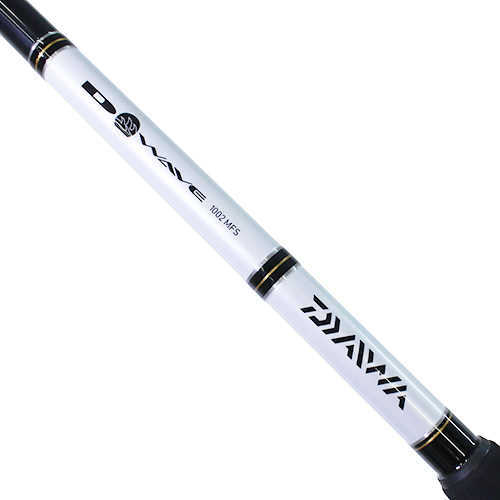 Daiwa D-Wave Saltwater Spinning Combo 1 Bearing 10 Length 2 Piece Rod Medium Power Fiberglass Blank