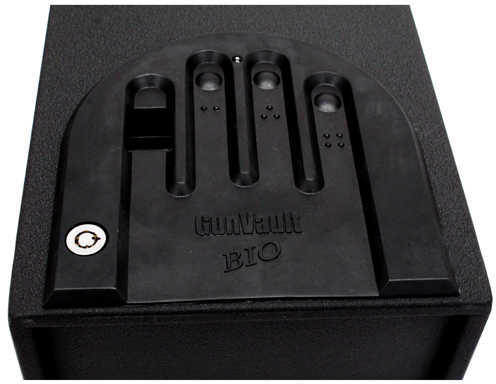 GunVault Radio Vault Biometric Safe 8.1"X4.9"X12" Black GVB1000