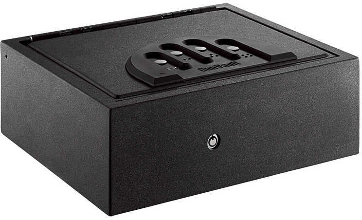 GunVault Radio Vault DrawerVault Safe 10.2" X 12.2" X 5.4" Black GVB3000