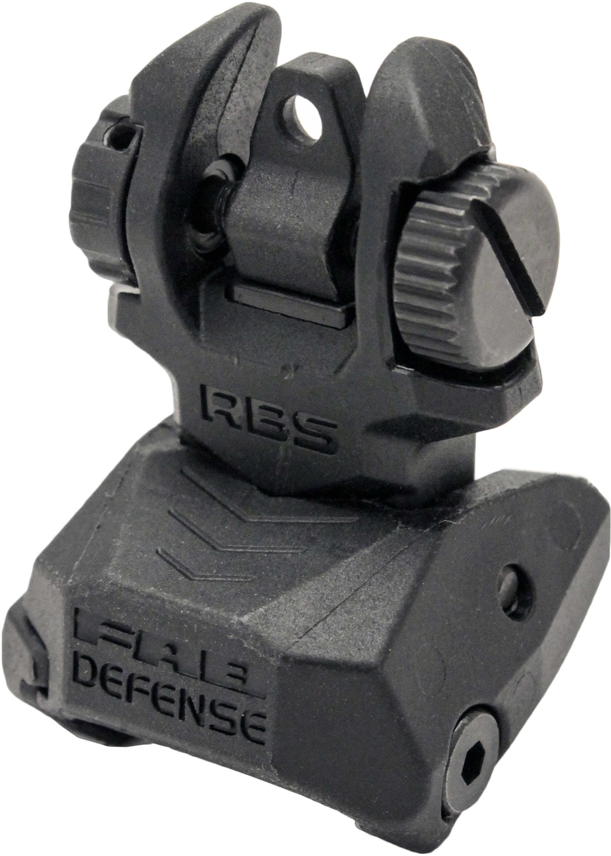 FAB Defense Sight Black Finish Rear Only with Flip Up Lens Covers RBS