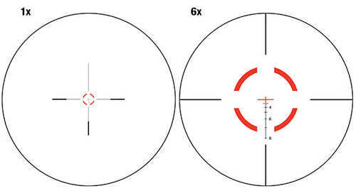Trijicon VCOG 1-6x24mm Riflescope Segmented Circle/Chevron .223/55 GBR