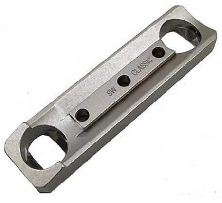<span style="font-weight:bolder; ">Leupold</span> Dual Dovetail 1 Piece Base Fits S&W Classic X-Frame Revolvers Silver Finish 53564
