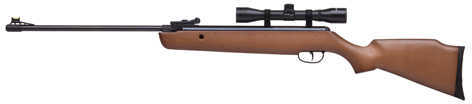 Crosman Vantage NP Air Rifle .177 Pellet Brown Finish Wood Stock Break Barrel Hunting Fiber Optic Front Sight and