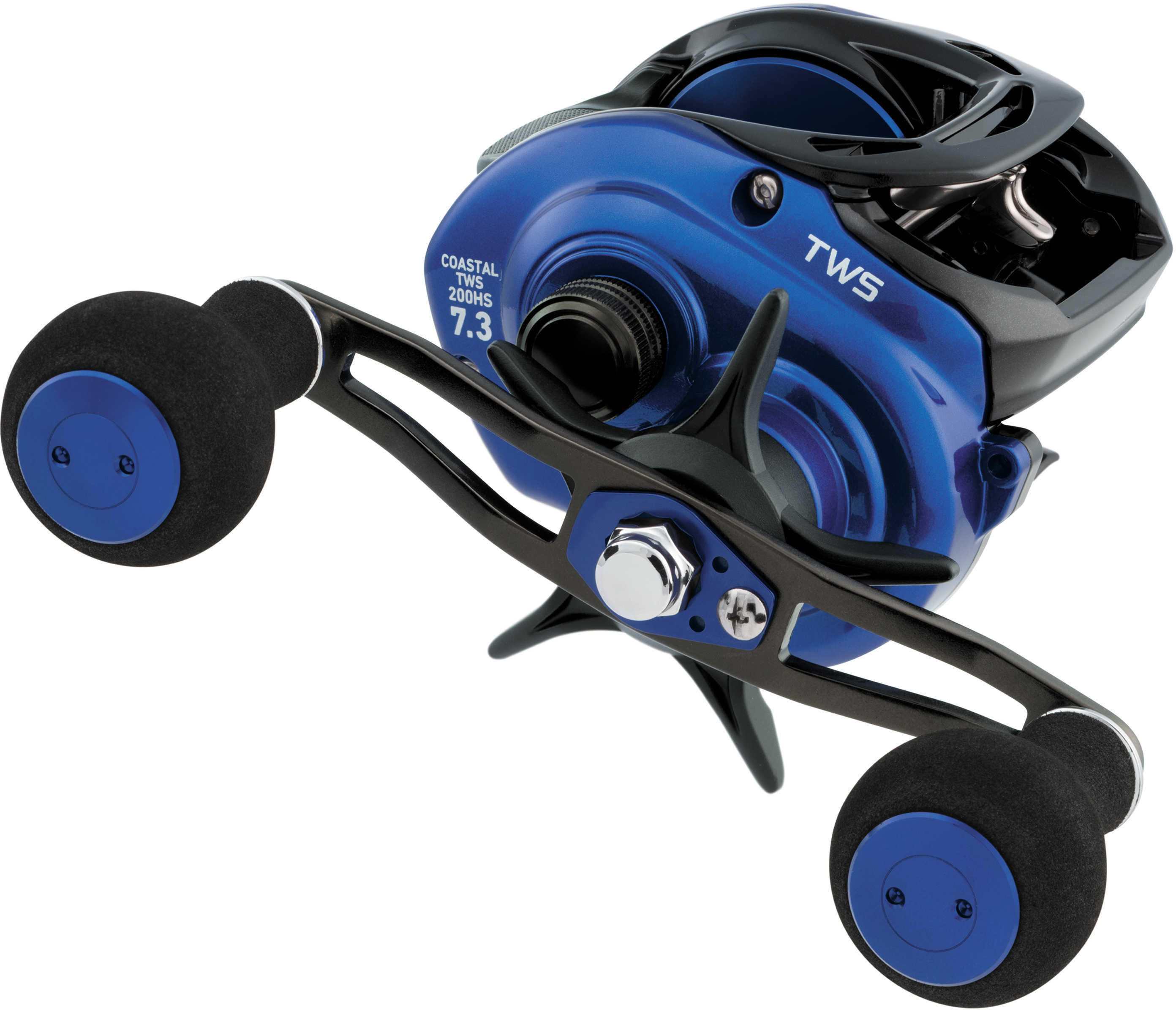 Daiwa Coastal TWS Reel 7.3:1 Gear Ratio, 7CRBB, 1RB, 15.40 lb Max Drag, Left Hand Md: CLTW200HSL