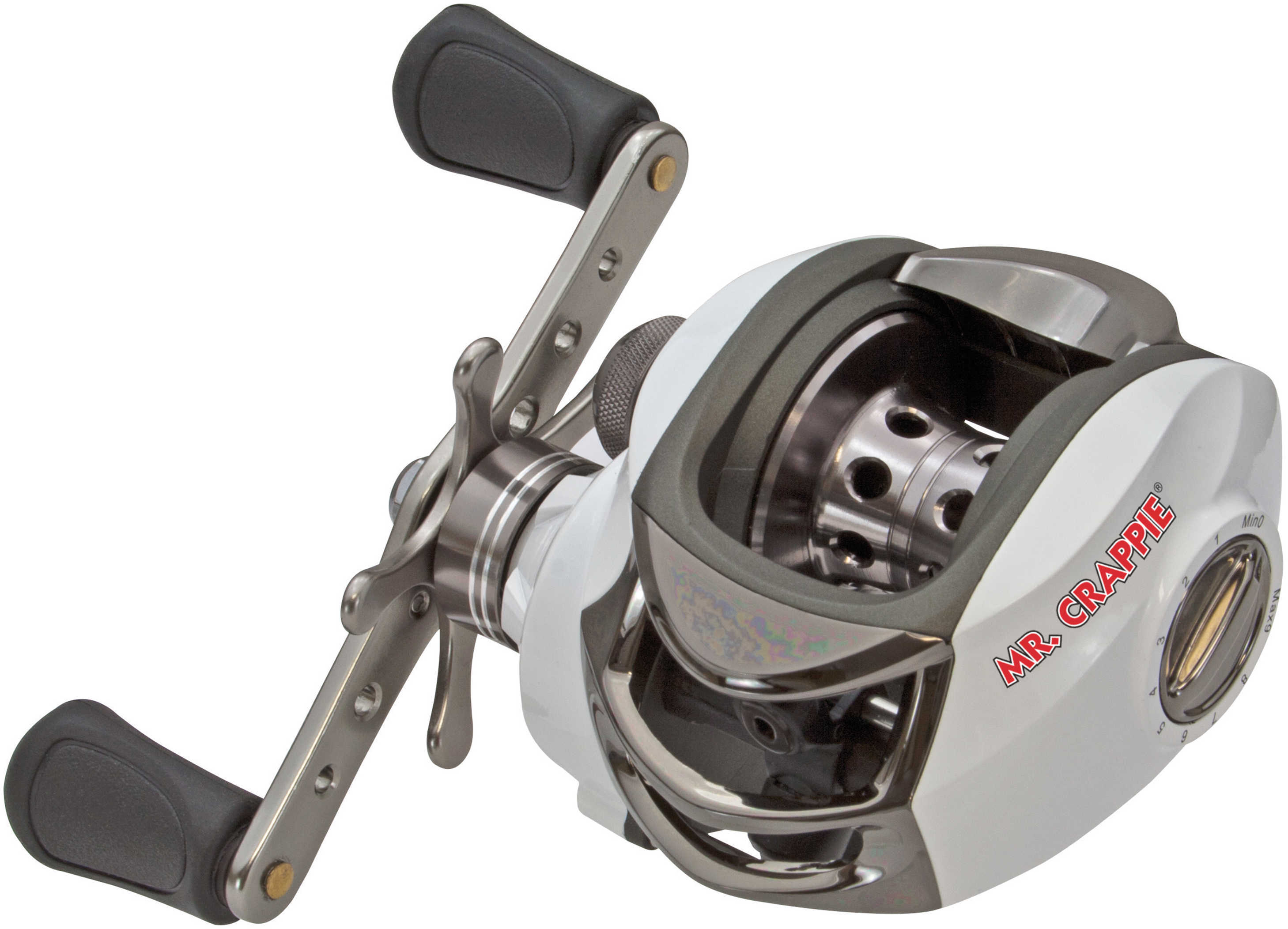 Lews Mr.Crappie Slab Daddy Baitcast Reel 6.3:1 Gear Ratio 10 lb 175 Yards Line Capacity Bo