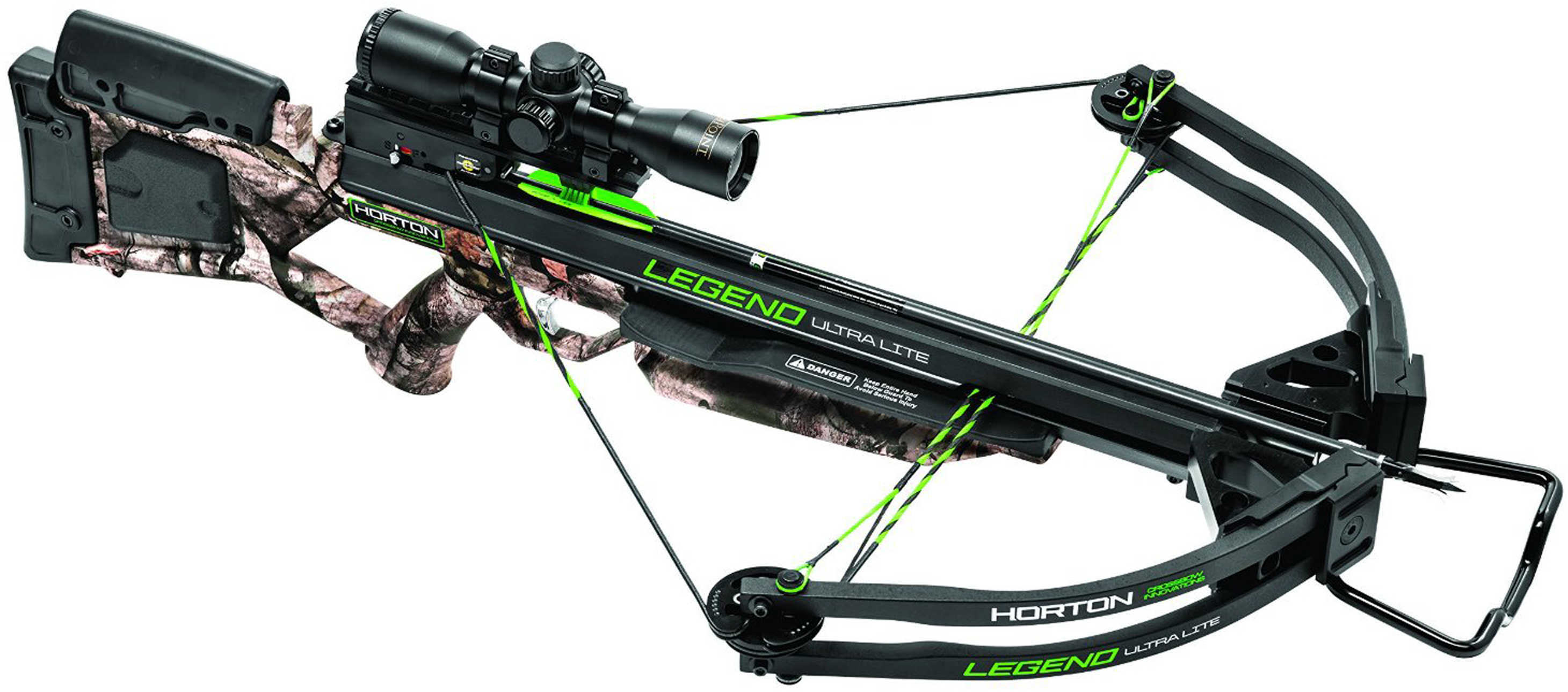 Horton Legend Ultra-Lite Package With 4x32mm Scope, Arrows/Quiver, Mossy Oak Md: NH15050-7520