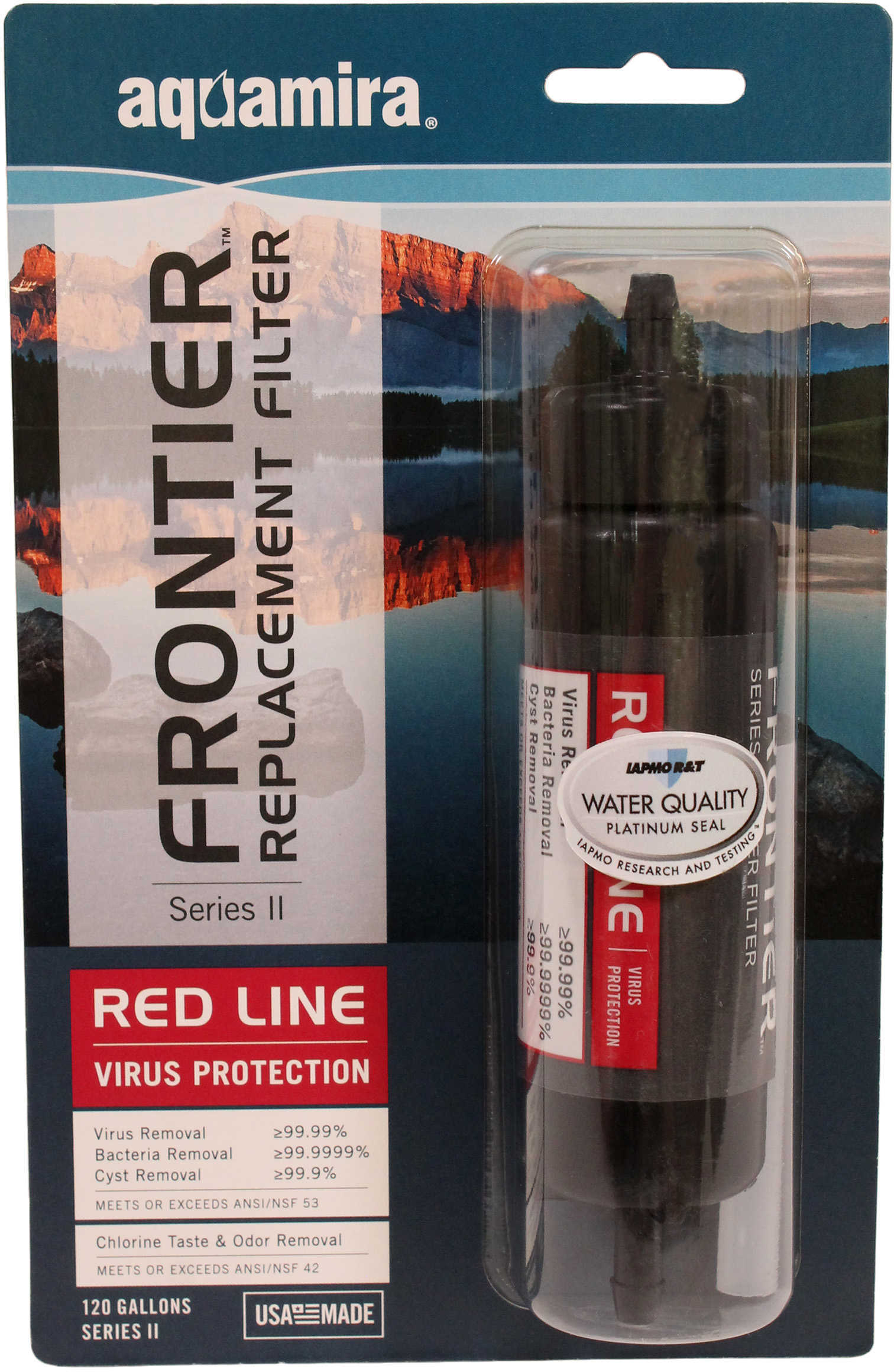 McNett Frontier Replacement Bottle Filter RED-II-120 Md: 42170