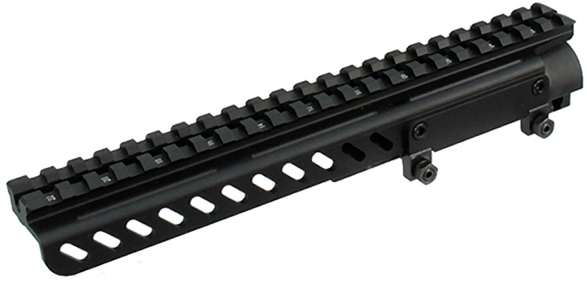 Leapers Inc. - UTG Receiver Cover Mount Fits SKS with 22 Slots and Shell Deflector Black MTU017