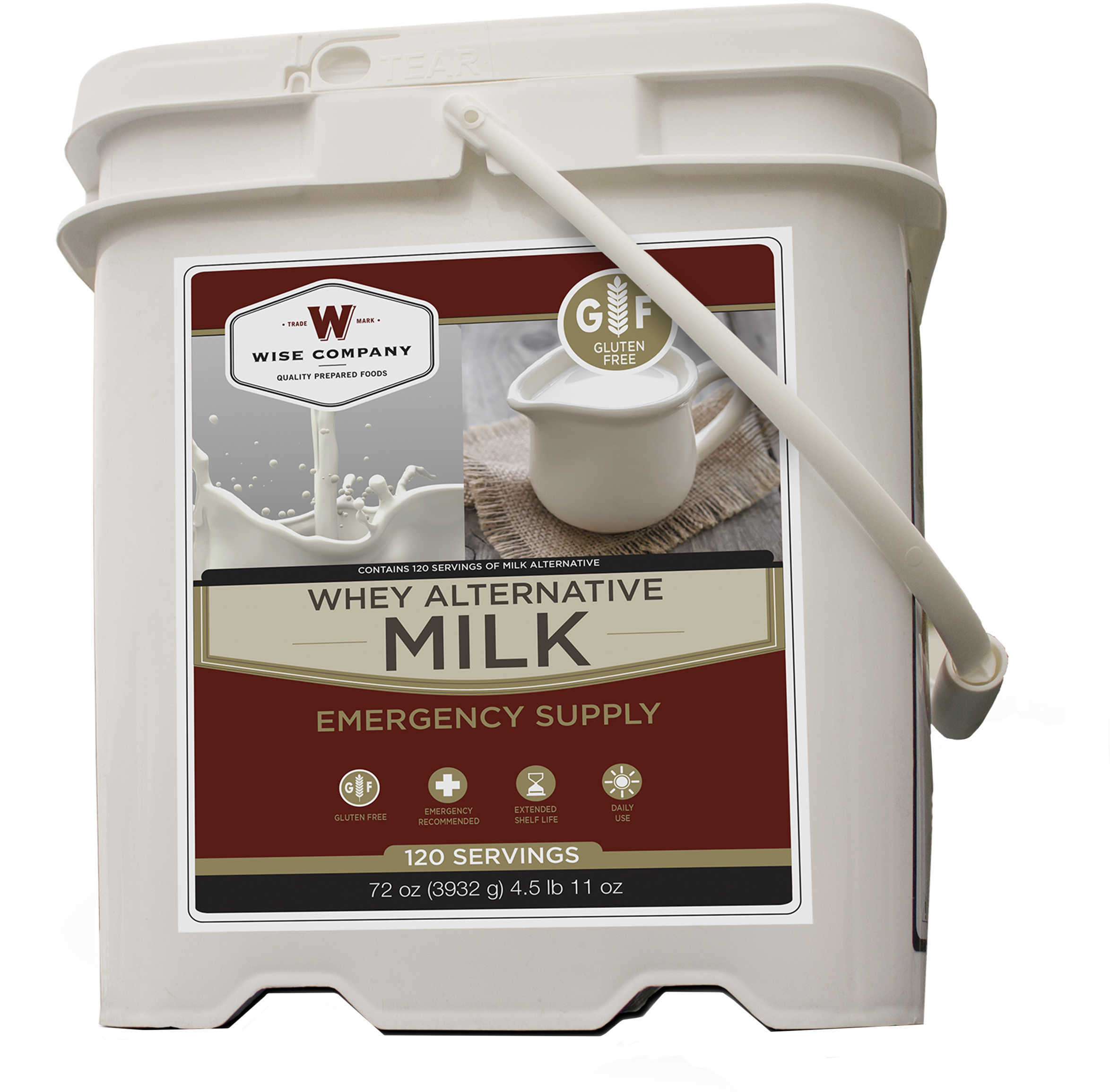 Wise Company Milk, 120 Serving, Bucket MK01-120