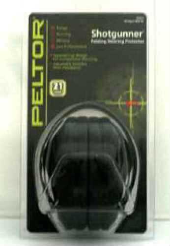 Peltor Passive Hearing Protectors Shot gunner Folding, Black (NRR 21 dB) 97011-00000