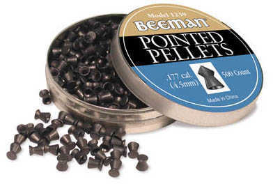 Beeman .177 Caliber Pellets Pointed, Per 500 1239