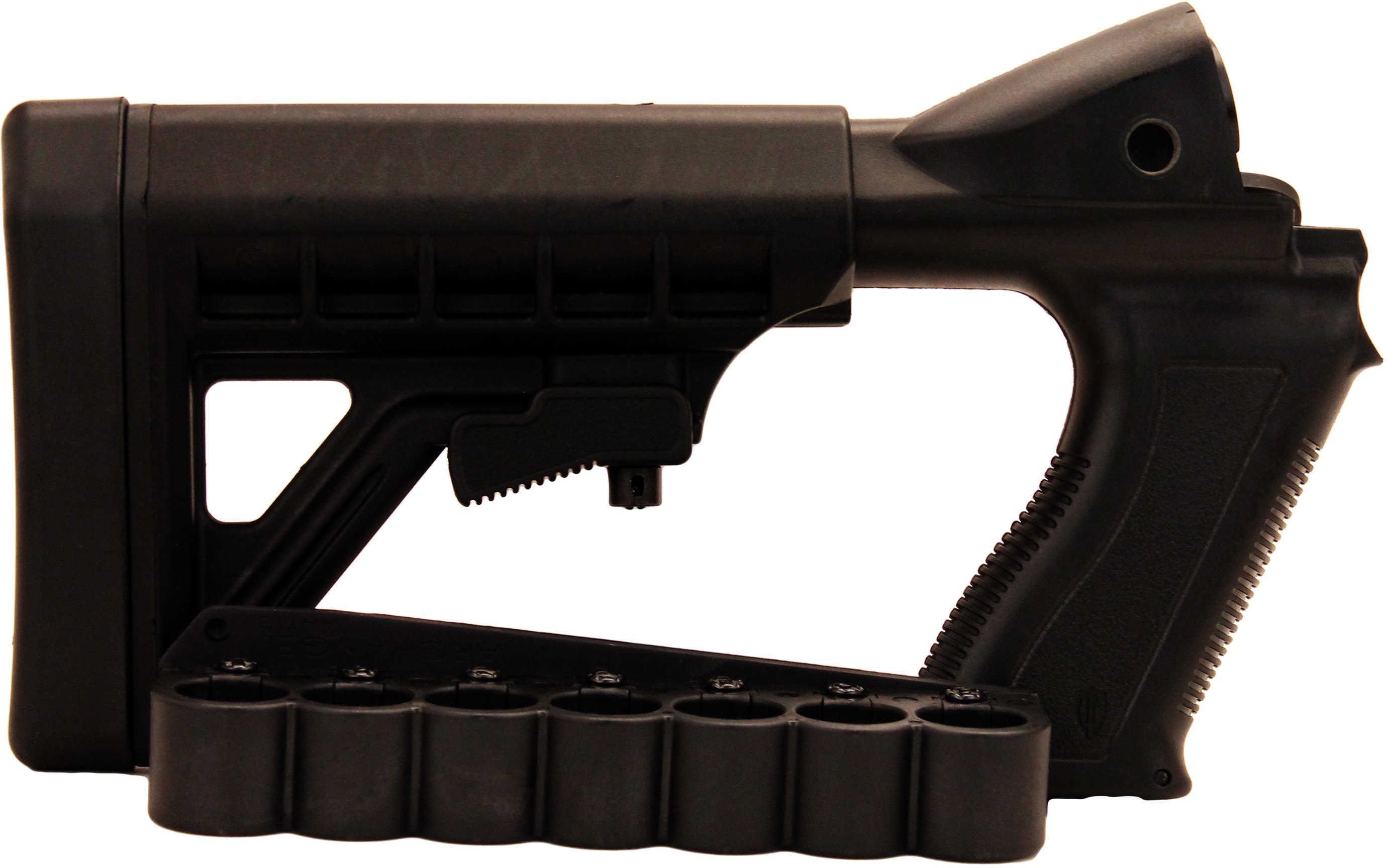 ProMag Mossberg 500/590/Maverick 88 12 Gauge Shotgun, Adj Buttstock, 7rd Shell Carrier Md: AA50088