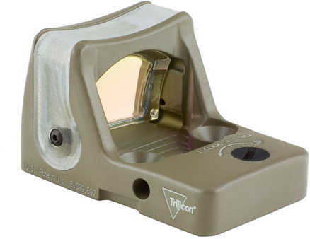 Trijicon RMR Sight Dual Illuminated, 9 MOA Green Dot, Cerakote, Flat Dark Earth Md: RM05-C-700210