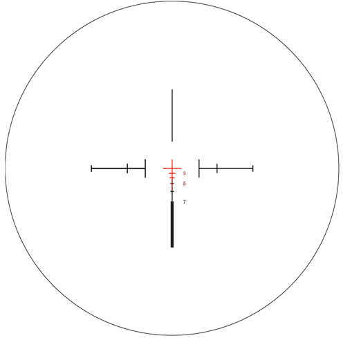 Trijicon ACOG 3x24 Compact Left Hand Dual Illuminated Red Crosshair Md: Ta50-C-400229