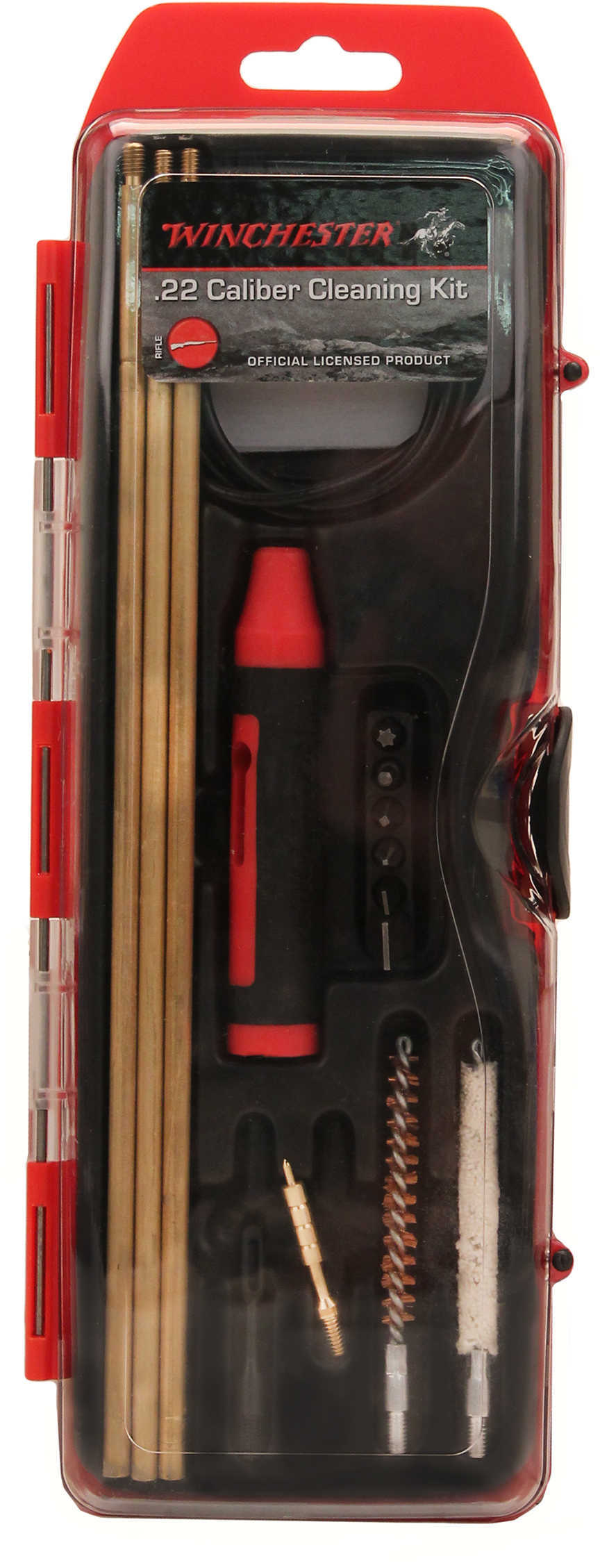 Winchester Cleaning Kits 15 Piece .22 Caliber Hybrid Md: WIN22LRHY