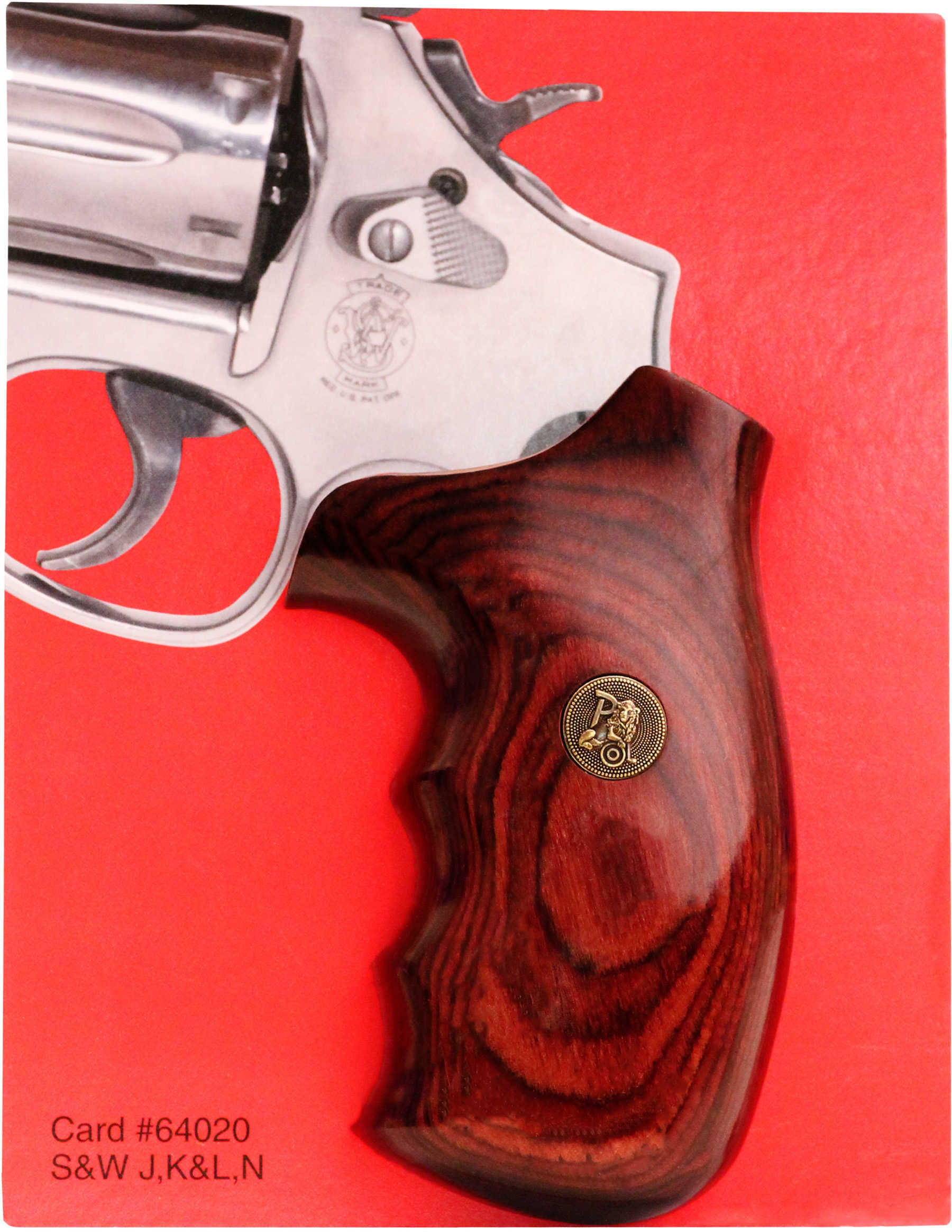 Pachmayr Renegade Wood Laminate Revolver Grips Smith & Wesson N Frame, Smooth, Rosewood Md: 63050