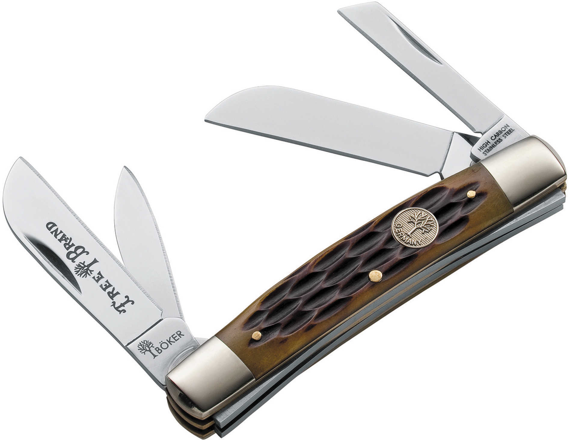 Boker USA Inc. Knives Congress Jigged Brown Md: 110721