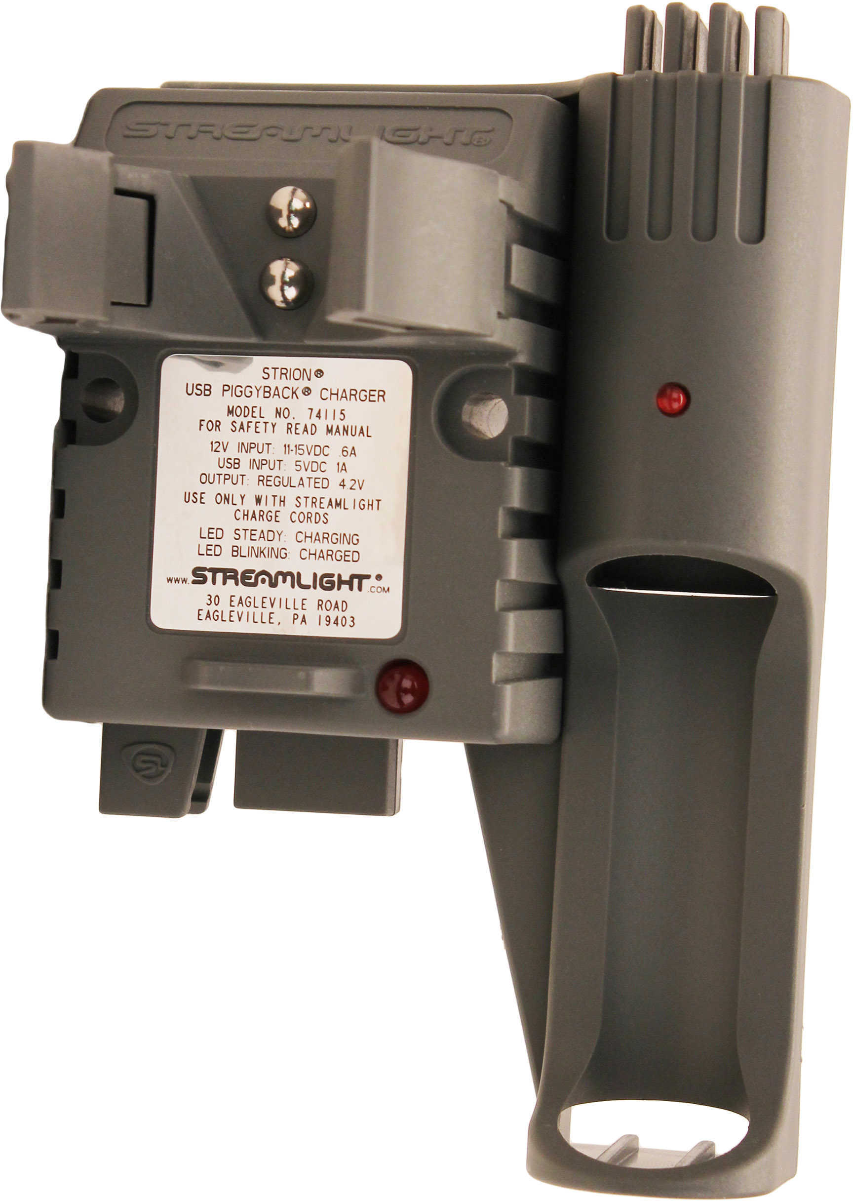 Streamlight Strion USB PiggyBack Charger Holder Md: 74115