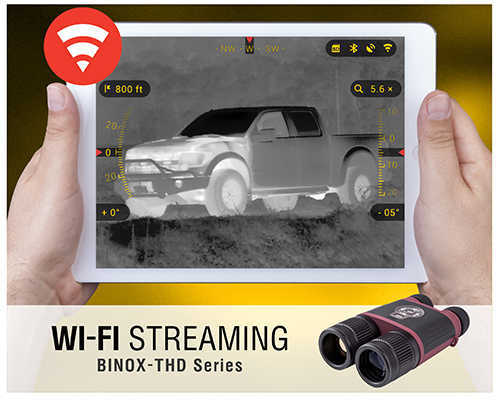 Corporation BinoX THD Thermal Binocular 2.5-25X50mm 640X480 With HD Video Recording, Wi-Fi, GPS, Smo
