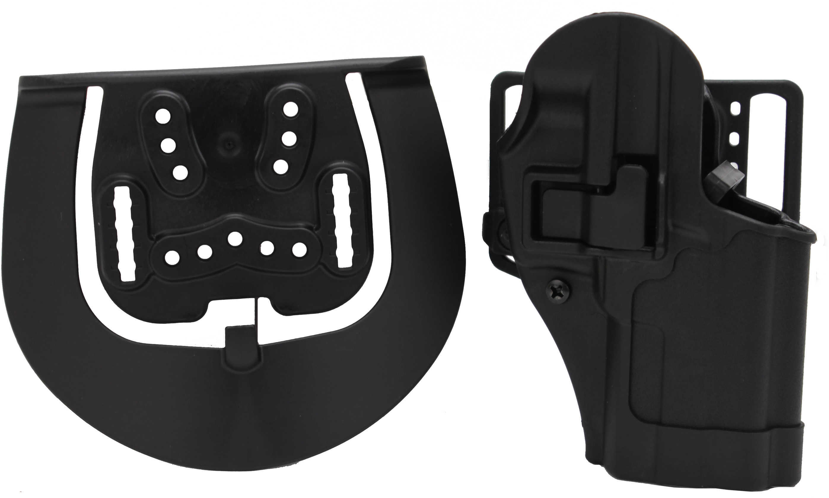 BlackHawk Products Group Serpa CF Belt & Paddle Holster Plain Matte Finish Sig 2022 Right Hand 410508BK-R