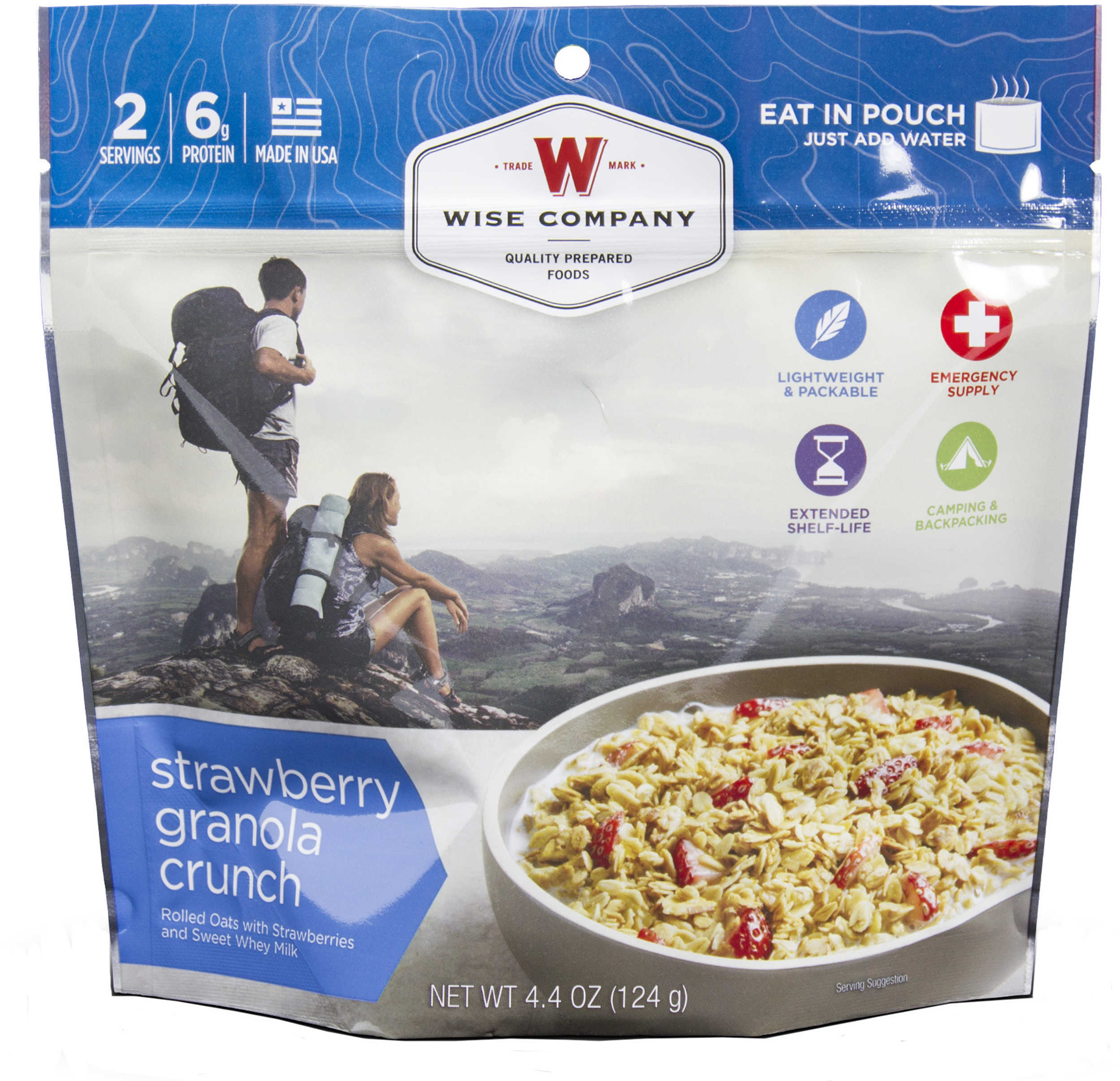 Wise Foods 05907 Outdoor Kit Strawberry Granola Crunch Dehydrated/Freeze Dried