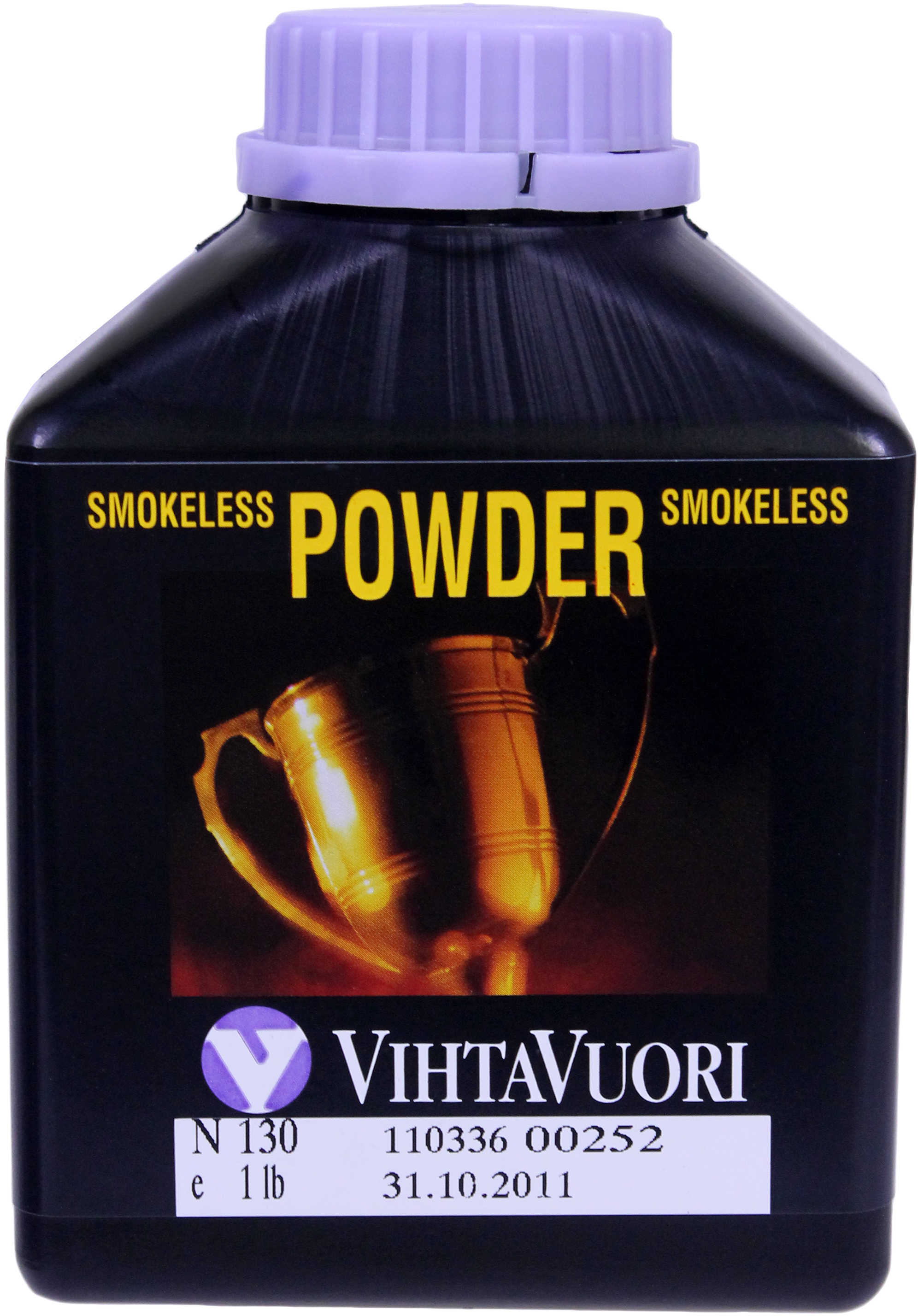 Vihtavuori N130 Smokeless Rifle Powder, 1 lb Container Md: N1301