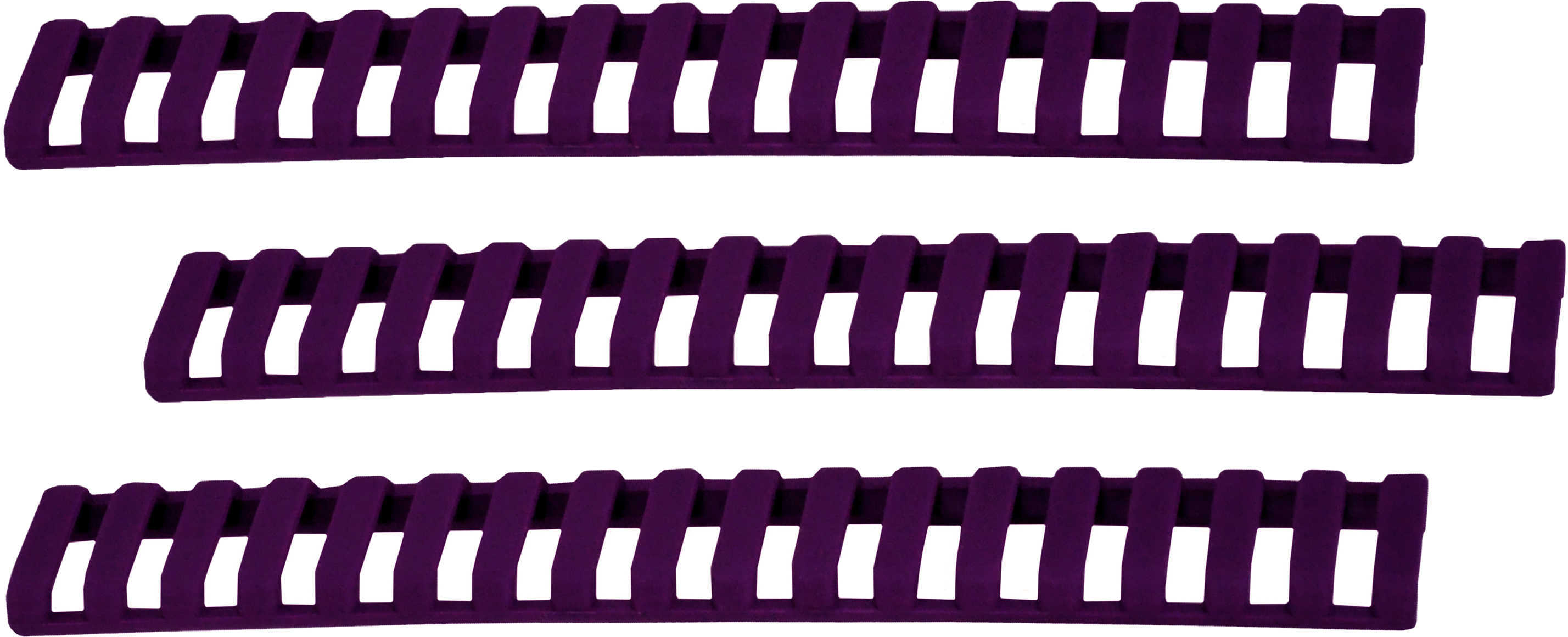 Ergo 18 Slot Ladder Low Pro Rail Covers, 3-Pack Purple Md: 4373-3PK-PUR