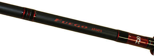 Daiwa Fuego Spinning Rod 68" Length 1pc 6-15 lb Line Rate Medium/Fast Power Md: FG681MFS